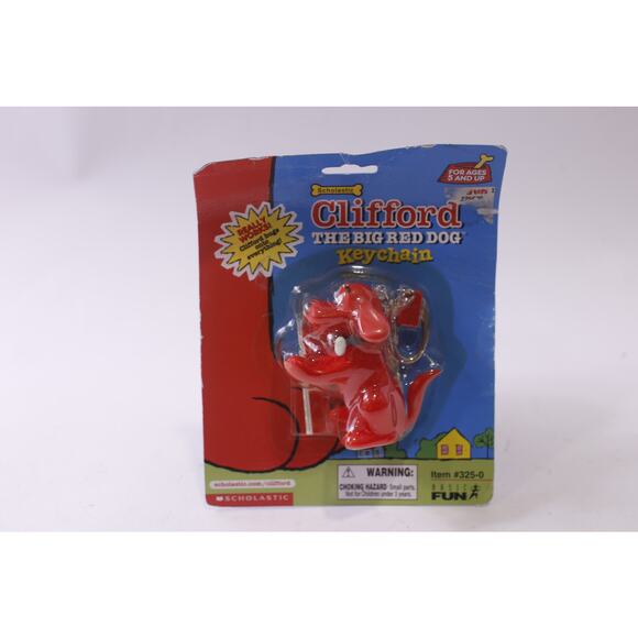 Clifford, The Big Red Dog, Keychain, Scholastic, PBS Kids, ~ 250903-WH 584 - Picture 1 of 3